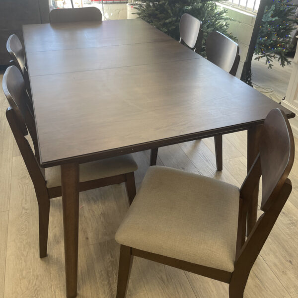 7 price real wood dining table and chairs.