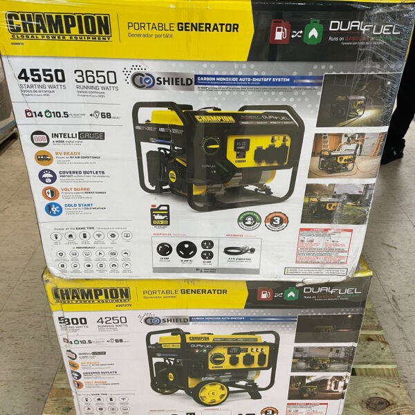 Champion Dual Fuel 4550 watts Generator.